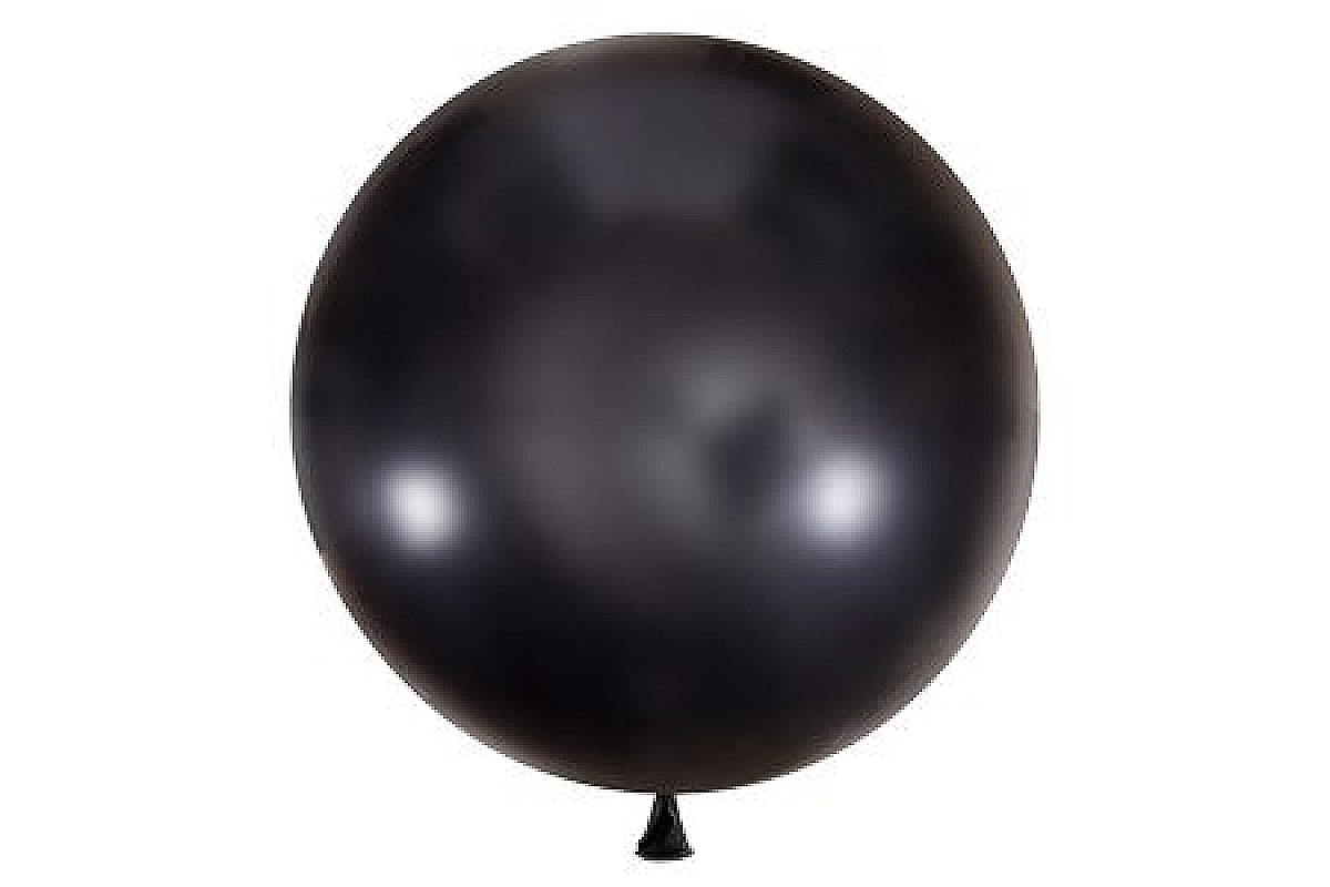 Шар 91см. Декоратор BLACK черный 048, 1шт.
