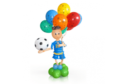 Фигура из шаров «Футболист»