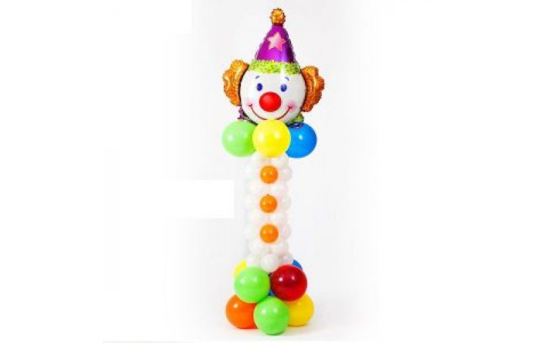 Фигура из шаров «Разноцветный клоун»