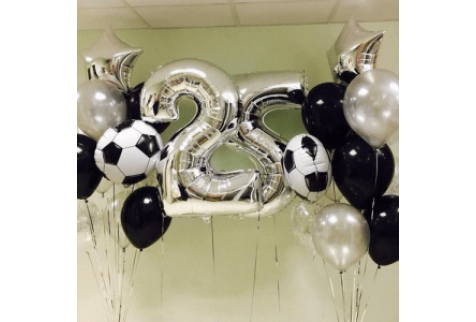 Набор воздушных шаров "Футболисту 25"