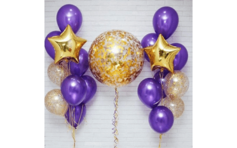 Набор воздушных шаров "Фиолетовый"
