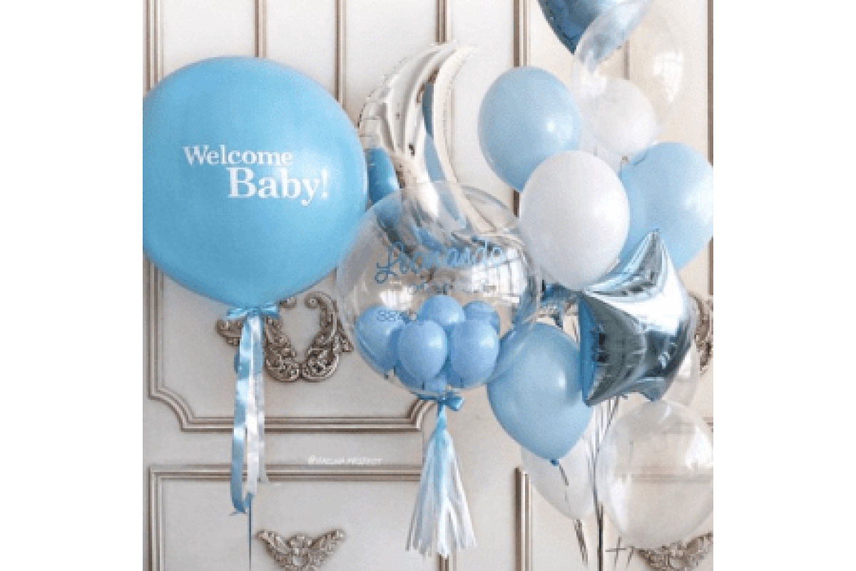 Набор воздушных шаров "Welkom baby"