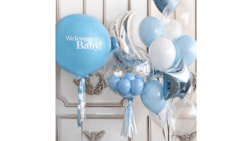 Набор воздушных шаров "Welkom baby"