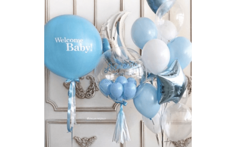 Набор воздушных шаров "Welkom baby"