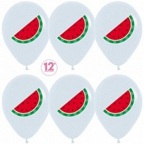 Шар Арбуз, Долька, Белый, (30 см.), 1 шт. Шар Арбуз, Долька, Белый, (30 см.), 1 шт.