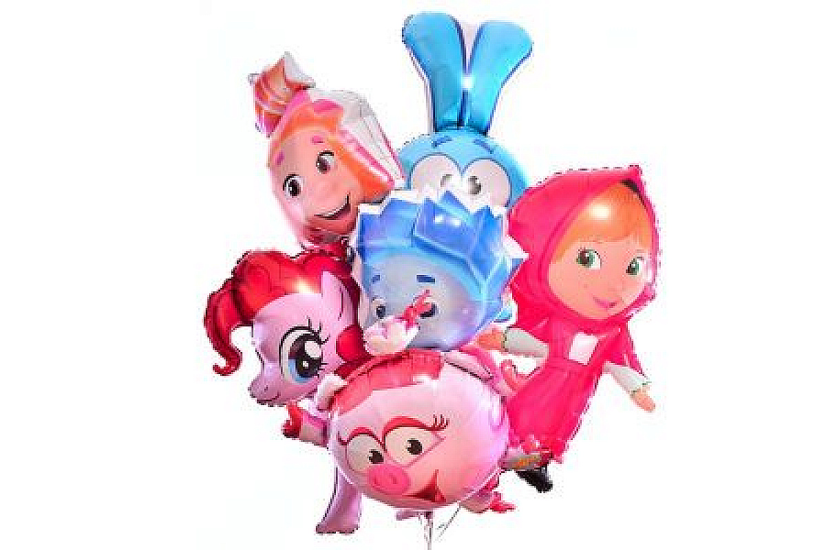 Фигурные шары «Мультяшки» 1