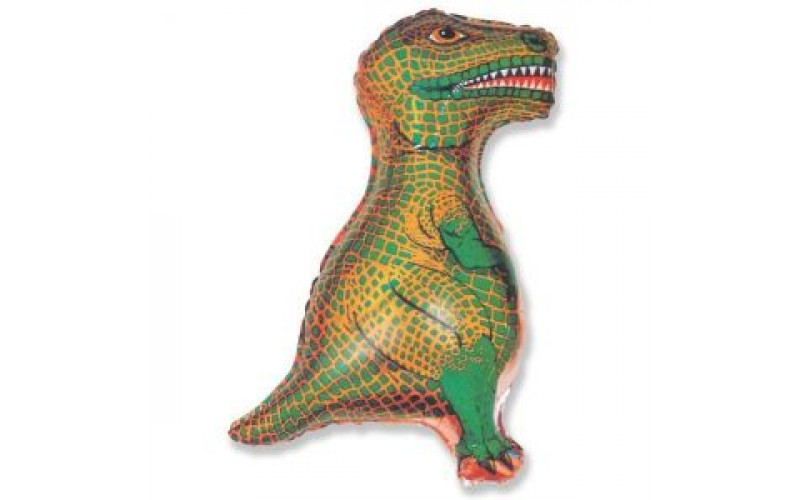 Шар (79 см) Фигура, Динозавр, Зеленый.