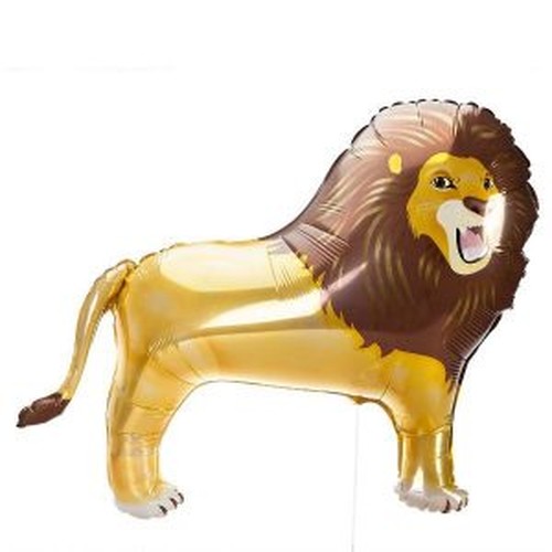 Шар (84 см) Фигура, Лев, Коричневый. Шар (84 см) Фигура, Лев, Коричневый.