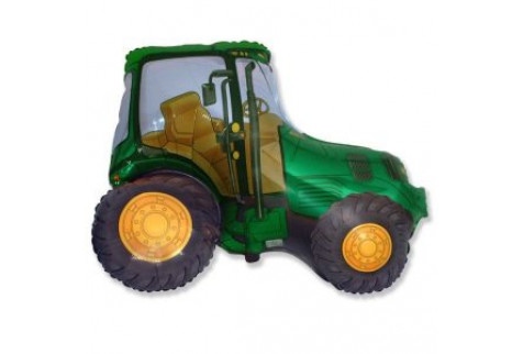 Шар (94 см) Фигура, Трактор, Зеленый.