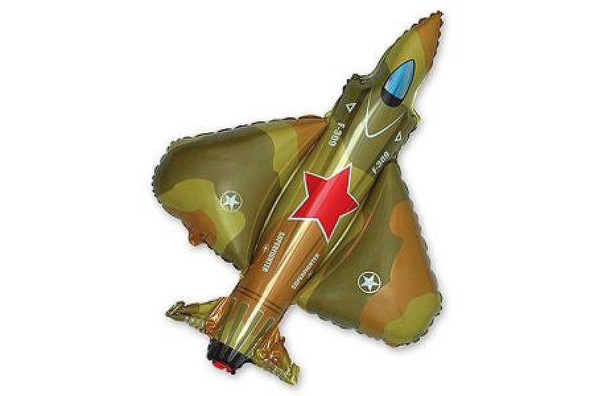 Шар (99 см) Фигура, Истребитель, Военный.