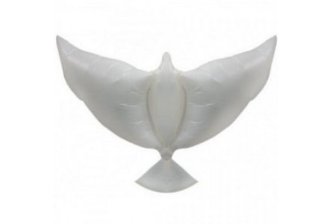 Воздушный надувной голубь (86 см), Белый.