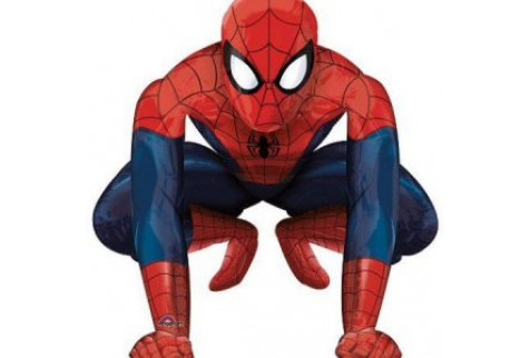 Шар (36''/91 см) Ходячая Фигура, Человек-паук, 1 шт.