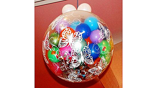 Шар-сюрприз с рисунком, 1 шт.