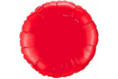 Шар (46 см) Круг, Красный