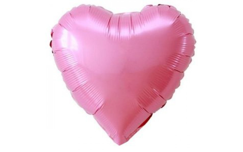 Шар (46 см) Сердце, Розовый