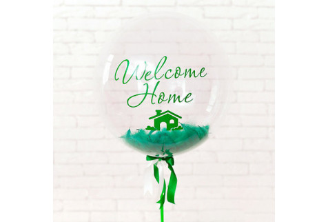 Шар прозрачный (61 см.) Bubble, Welcome Home 1 шт.