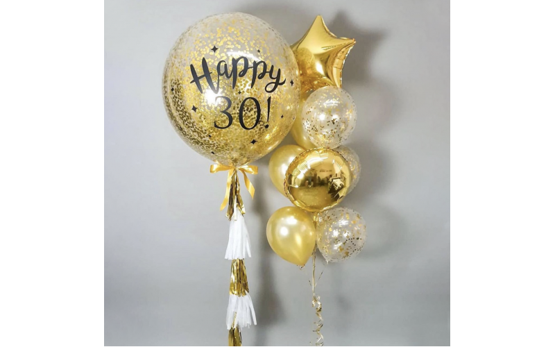 Набор шаров "HAPPY 30"