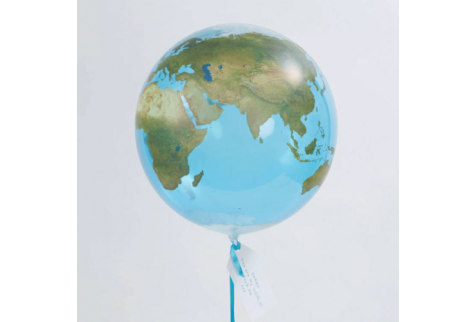Шар (61 см.) Bubble, Земля 1 шт.