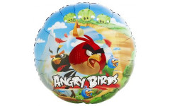 Шар (46 см.) круг Angry Birds 1 шт.