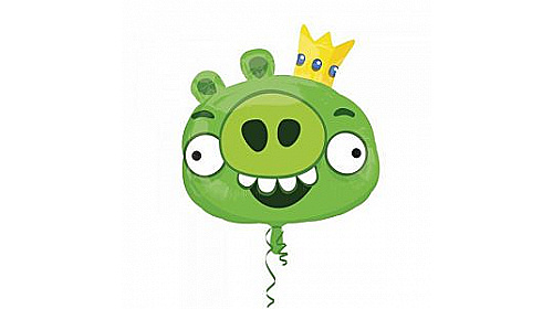 Шар (63 см.) Angry Birds Король фигура 1 шт.