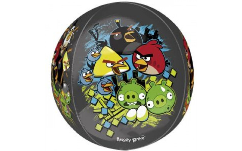 Шар (40 см.) 3D СФЕРА Angry Birds 1 шт.
