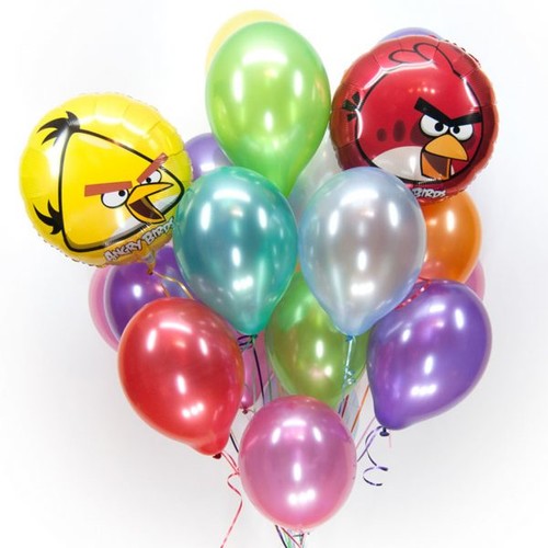 Букет шаров "Angry Birds"