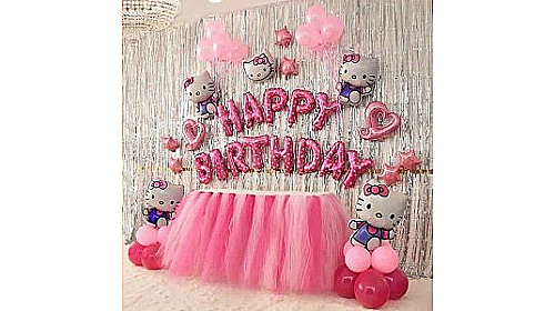 Фото-зона c Hello Kitty "С днем рождения!"