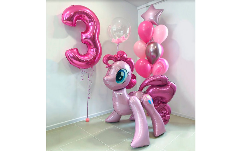 Набор шаров "День рождения с Пинки Пай"