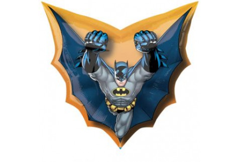 Фольгированный шар фигура (64 х 81 см.)”Бэтмен в полёте” 1 шт.
