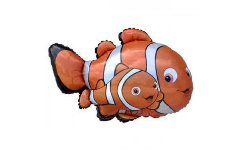 Фольгированный шар фигура (68 х 87 см.)”Рыбки Немо” 1 шт.