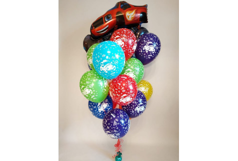 Набор шаров “Вспыш с разноцветными шарами”