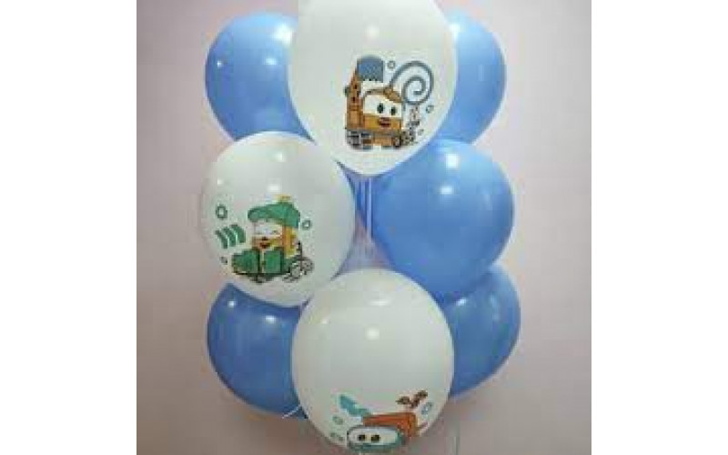 Воздушные шары с гелием Грузовичок Лева с шариками