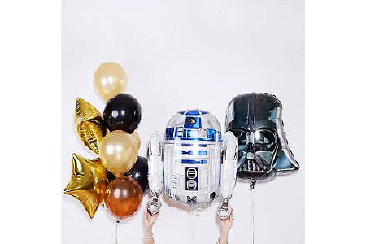 Набор шаров "Дарт и R2D2"
