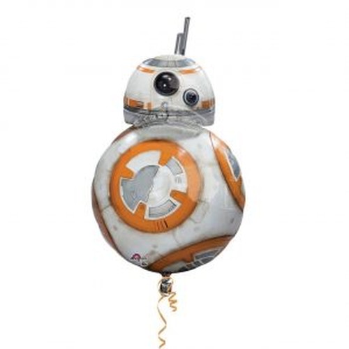 Фольгированный шар фигура (50 х 83 см.)”Дроид BB-8” 1 шт.
