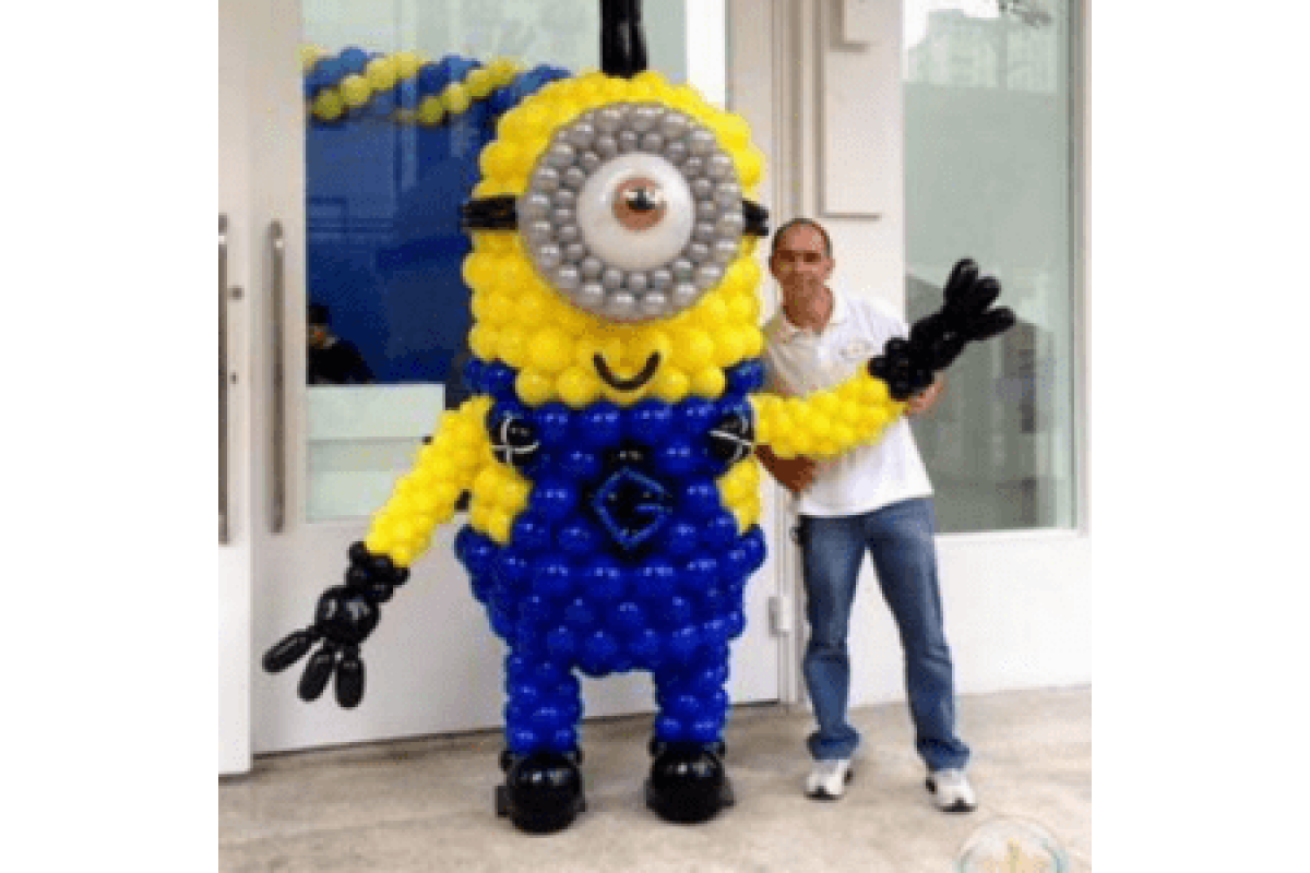 Шары миньоны плетеная фигура