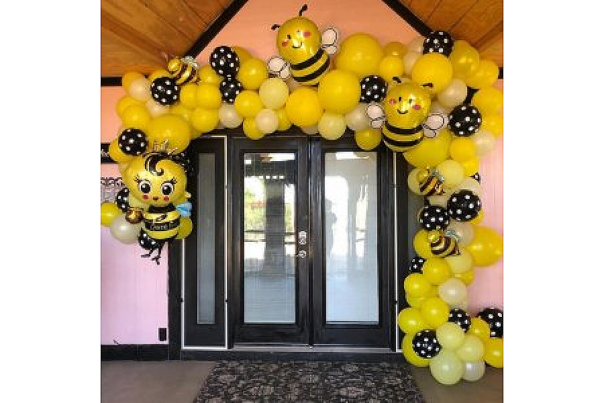 Гирлянда из воздушных шаров "Улей"