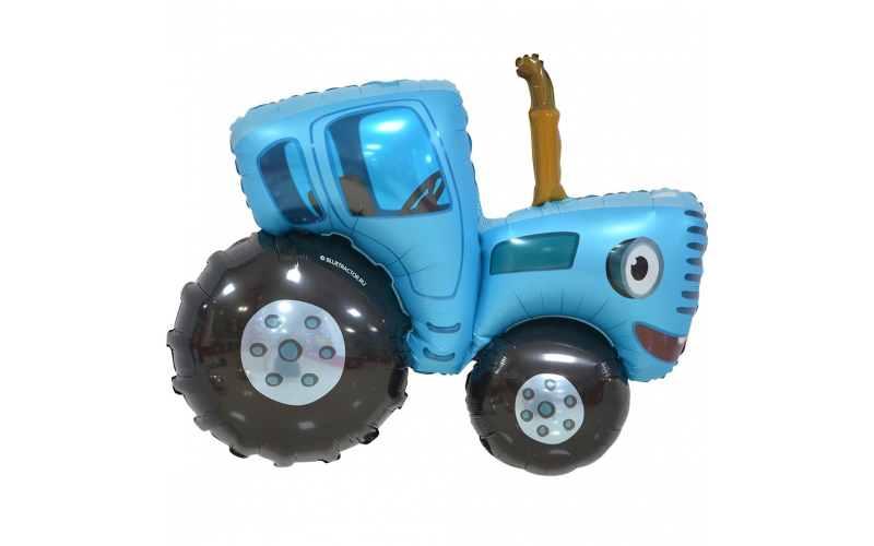 Шар (42''/107 см) Фигура, Синий трактор, 1 шт.