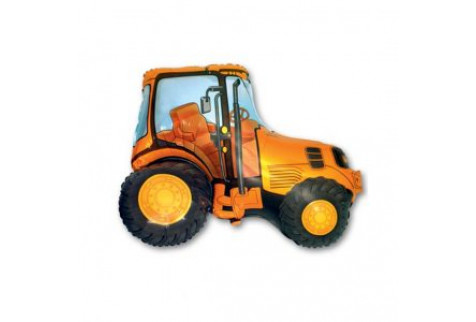 Шар фигура (70 см.), Трактор оранжевый, 1 шт.
