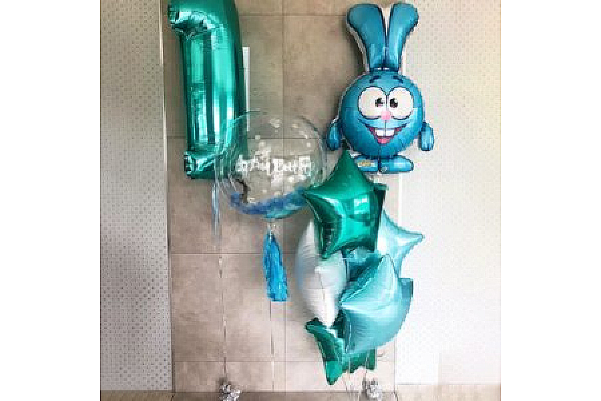 Набор шаров "Крош на годик"