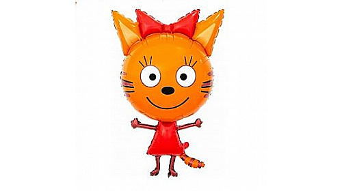 Шар (42''/107 см) Фигура, Три Кота, Карамелька, 1 шт.