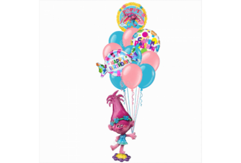 Набор шаров "Розочка идёт на день рождения"