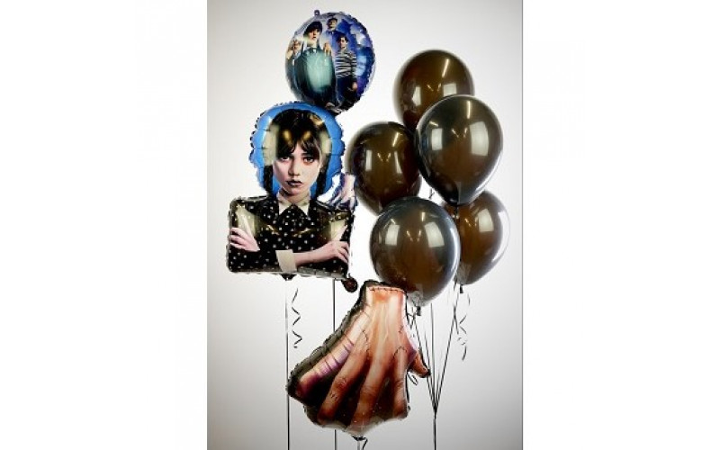 Воздушные шары с гелием “Мрачная стори”