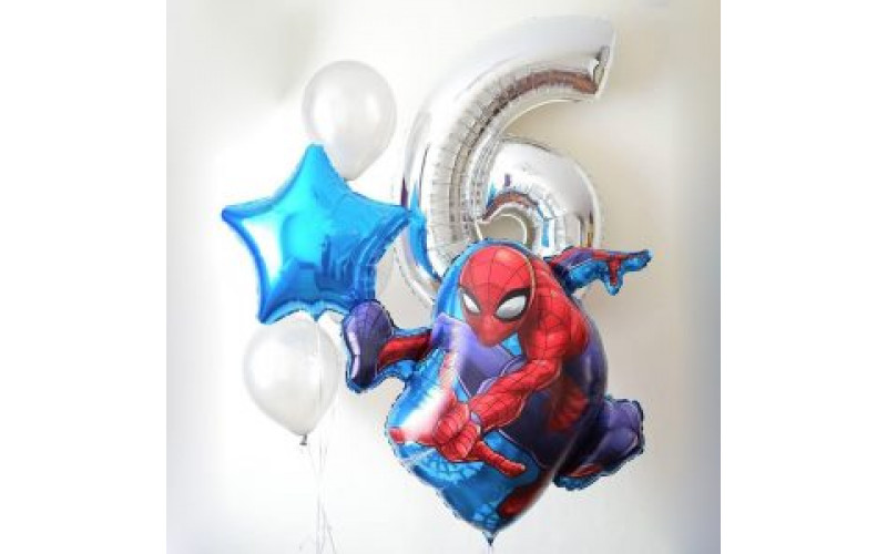 Набор шаров "Супергерой Человек-паук"