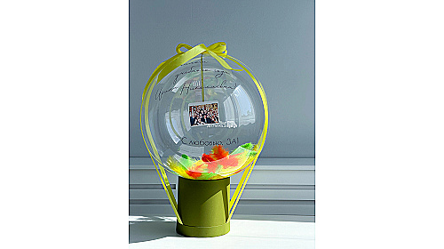 Бокс в школу с фото на шаре Бокс в школу с фото на шаре