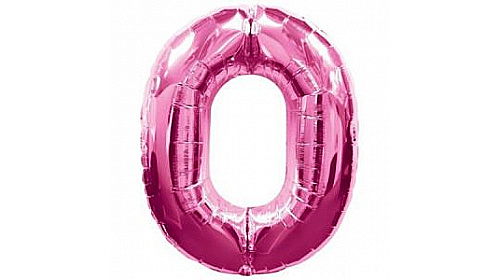 Шар (40''/102 см) Цифра, 0, Фуше, 1 шт. Шар (40''/102 см) Цифра, 0, Фуше, 1 шт.
