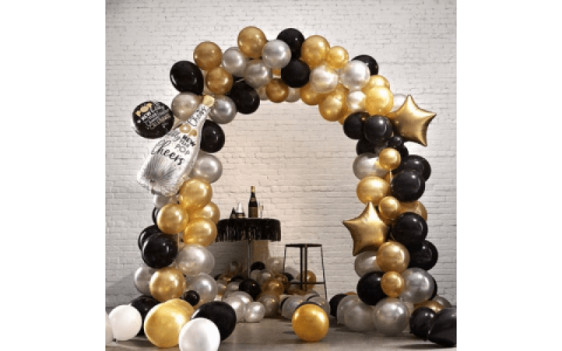 Арка из воздушных шаров - Брызги шампанского