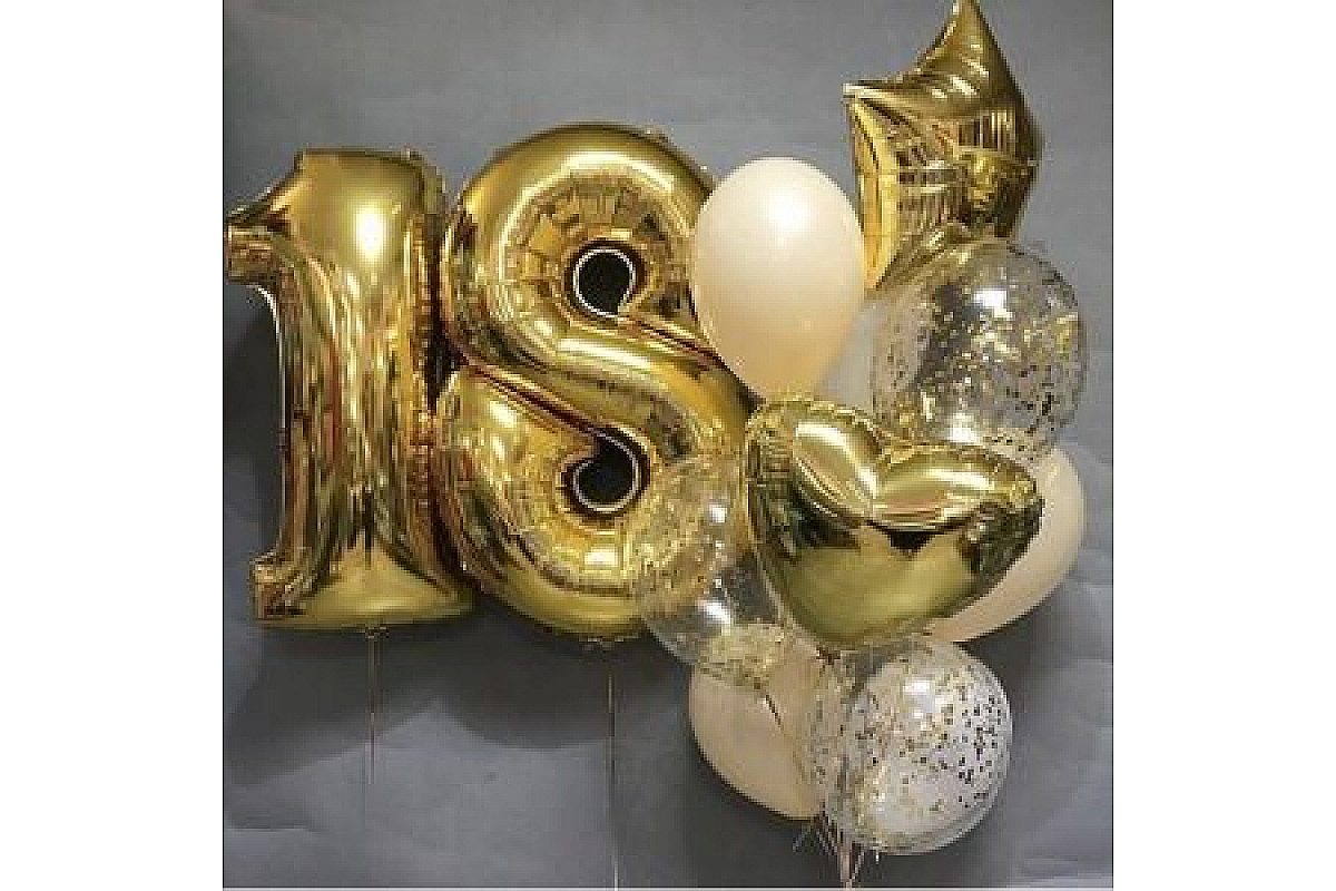 Набор шаров "Мне 18 лет"