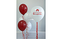 Набор шаров на девичник в русско-народном стиле