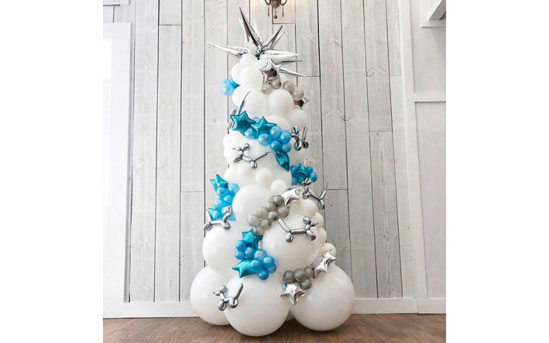 Фигура елка из шаров «На праздник»