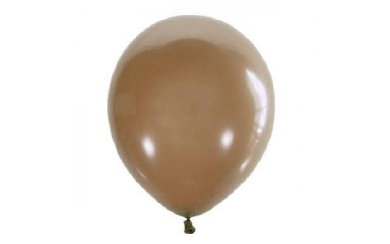 Воздушный шар коричневый декоратор. Шар (30 см.), 1 шт.